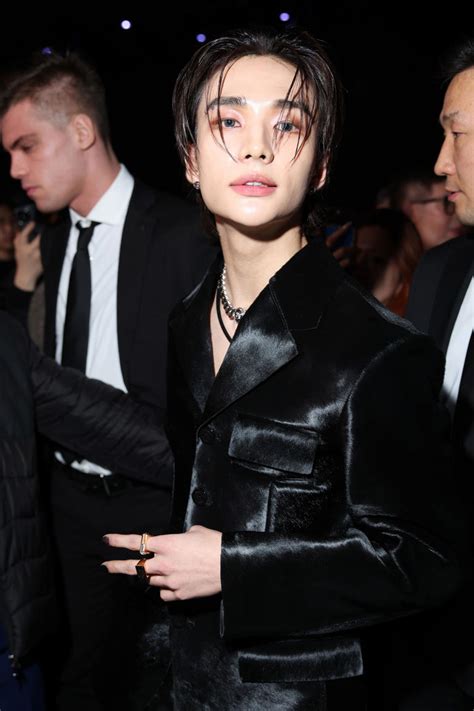 hyunjin versace fashion show|hyunjin Versace fashion.